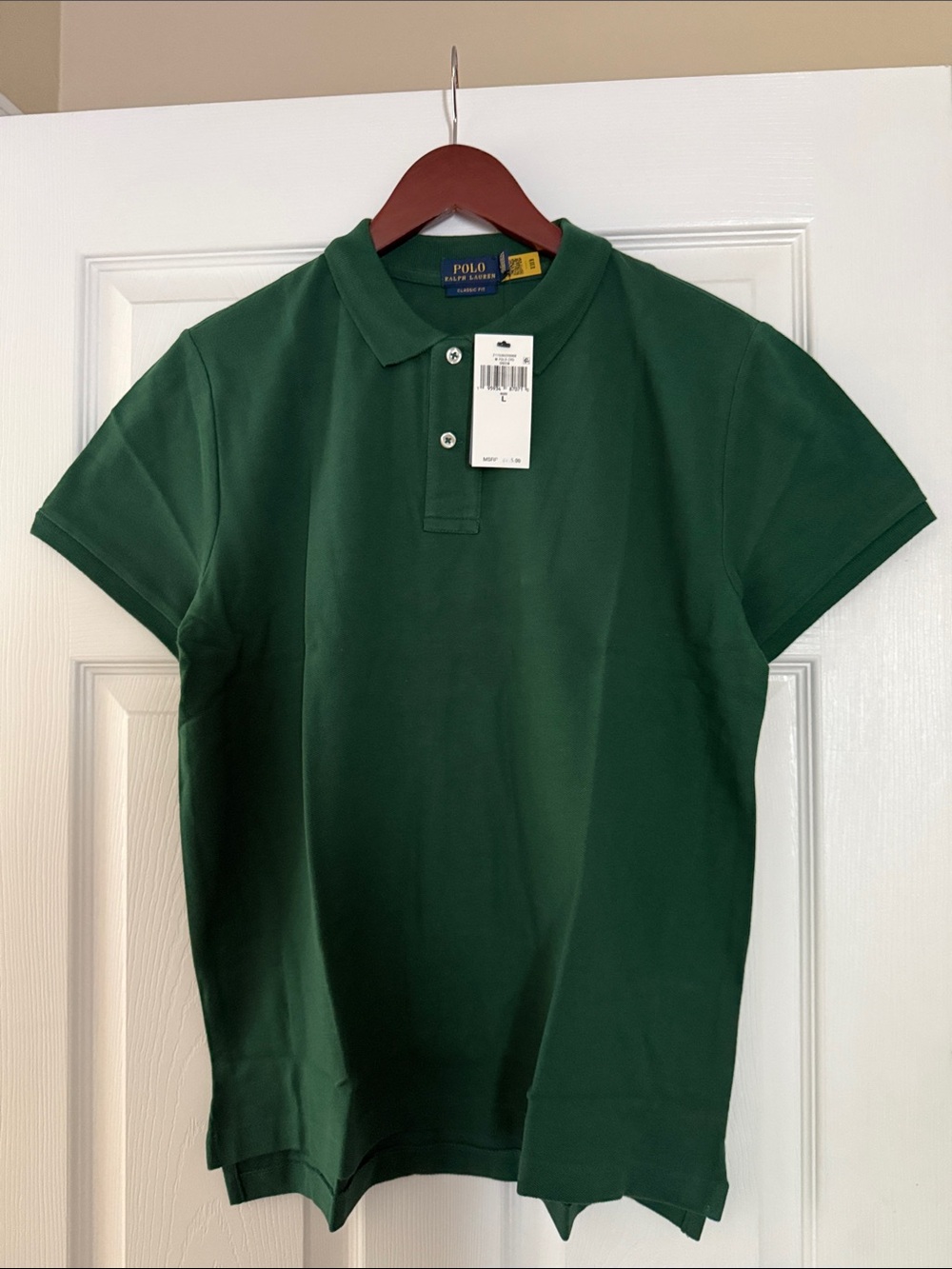 Polo by Ralph Lauren women’s Forest Green Short-Sleeve Polo (NO LOGO)